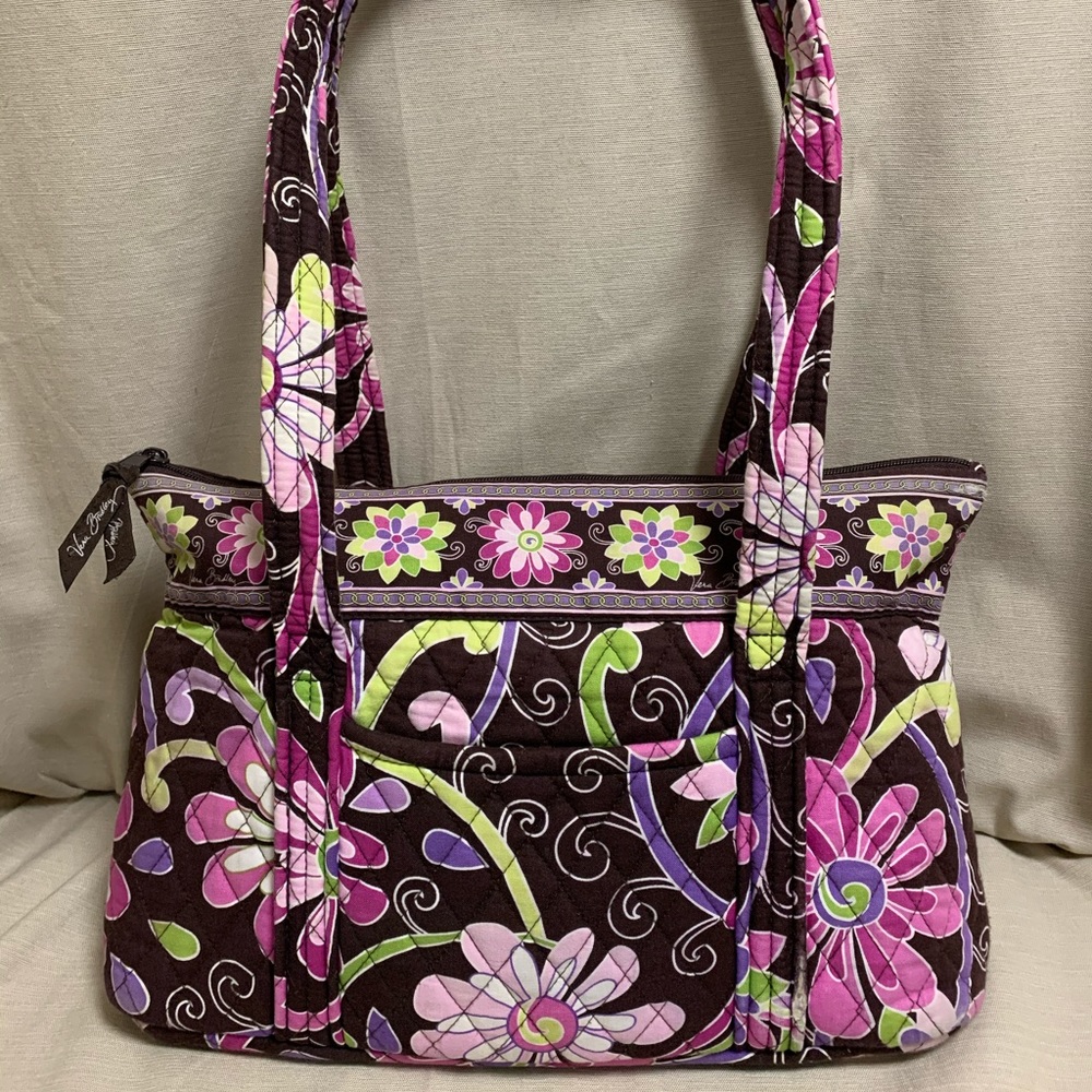 Vera Bradley Purple Punch/Totally Turq 2 Bag combo - Picture 4 of 8